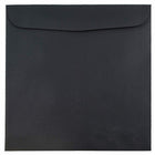 JAM Paper Enveloppes carrées, toilé noir, 9,5 x 9,5 po, 250/paquet-Enveloppes carrées en papier toilé noir