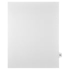 Markmaker - Intercalaires imprimes Legal, Blanc, 1/15th coupe, format lettre, sans trous, 25 tabs/PQT, 5 PQT/Boite, Numero 193-Intercalaires imprimes Legal