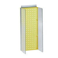 Azar Displays – Présentoir à panneau perforé Powerwing, 8 x 20,6 po, jaune (700359-YEL)-En panneau perforé