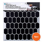 CTG – Carreaux muraux à motif ovale, noir, 6 pièces-4