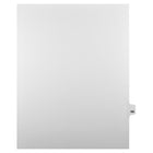 Markmaker - Intercalaires imprimes Legal, Blanc, 1/25th coupe, format lettre, sans trous, 25 tabs/PQT, 5 PQT/Boite, Numero 169-Intercalaires imprimes Legal