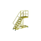 Tri-Arc – Échelle roulante à cantilever qui supporte 70 po, à perforations, 101 x 30 po (UCS500740246)-Matériau du cadre : Acier
