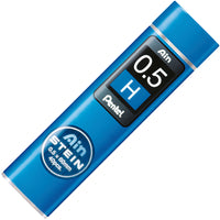 Pentel - Ain Stein Mines de Recharge - 0,5 mm - H-La formule d’avant-garde Ain Stein est composée d’une structure alvéolaire poreuse en céramique, ces mines produisent des traits foncées et permettent une écriture très douce