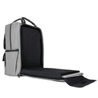 Lencca Novo 15.6 " Sac À Dos De Voyage Pour Ordinateur Portable-Noir-2 poches avant zippées, 2 poches plaquées latérales extensibles, 3 poches plaquées moyennes internes, 1 poche zippée intimité, 1 section rembourrée séparée pour ordinateur portable