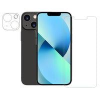 AXS - ARMORGlass Protecteurs d'ecran et de lentille de camera pour iPhone 13-Surface dure 9H