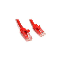 StarTech  Câble de raccordement antiaccrochage N6PATCH7RD de catégorie 6, 7 pi, rouge-Deux connecteurs RJ-45 mâles assurent une connectivité transparente