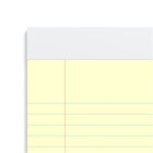 TRU RED - Bloc-notes à réglage étroit de 5 x 8 po, canari, 50 feuilles/bloc, paquet de 12-Papier canari