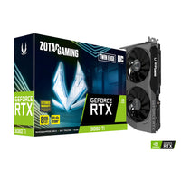 ZOTAC - Carte Graphique GAMING GeForce RTX 3060 Ti Twin Edge OC LHR 8Go GDDR6-(P x L x H): 8,7L x 1,5"W x 4,6"H po