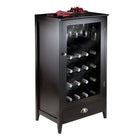 Winsome – Armoire à vin avec tablette modulaire Bordeaux, 20 bouteilles-Dimensions globales de 22 larg. x 16 prof. x 40 haut. (po) Créez un système de rangement à vin avec d’autres unités modulaires.
