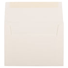 JAM Paper Enveloppes Strathmore A6, fini vergé blanc naturel, 250/paquet-Intérieur vierge où écrire un mot personnalisé