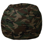 Flash Furniture - Petit fauteuil poire camouflage pour enfants-Fauteuil poire taille enfant