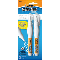 BIC - Wite-Out Shake 'n Squeeze - Stylo correcteur - blanc - Paquet de 2-Pointe aiguille pour une précision accrue