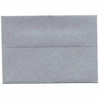JAM Paper Enveloppe A1 Stardream, effet métallisé, argenté, 50/paquet-Enveloppe en papier à effet métallisé argenté Stardream