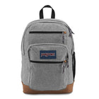Jansport - Sac à dos Cool Student, motif Grey Letterman Poly-Bretelles ergonomiques en S et panneau arrière entièrement rembourré assurant confort et soutien durant vos trajets
