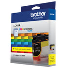 Brother - LC404YS Cartouche d’encre jaune à rendement standard d'origine-Intelligemment conçue pour fonctionner à l’unisson avec votre imprimante INKvestment Tank de Brother.