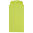 JAM Paper - Enveloppes à monnaie no 3, 2,5 x 4,25 po, vert lime intense Brite Hue, 1000/paquet-Enveloppes vertes