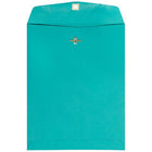 JAM Paper - Enveloppes colourées 9 x 12 avec fermeture à fermoir - Bleu mer recyclé - Paquet de 50-Enveloppe de catalogue bleu mer avec fermoir