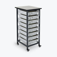 Système bacs mobile Luxor, 1rangée (MBS-SR-8S)-1