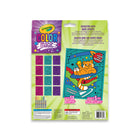 Ensemble feuilles et marqueurs Néon Crayola -  Chats cosmiques-Colorie pour révéler les effets néon!