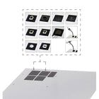 Urbann Lutrin K1 avec roulettes - aluminium - gris clair-Garantie de 2 ans