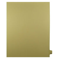 Mark Maker – Onglets séparateurs juridiques beiges, 1/25 onglets, format lettre, sans trous, numéro 124, 25/paquet-Onglets séparateurs beiges, 1/25 onglets