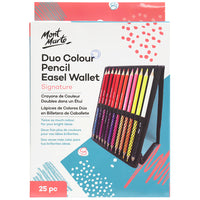 Mont Marte Crayons de couleur doubles dans un étui - Paquet de 25-1