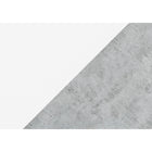 Monarch Specialties - 2841 Meuble Tv - 60 po L/Dessus Simili-Ciment Gris/Blanc-Combinaison unique d'une finition blanc brillant surmontee d'une finition d'aspect ciment gris et accentuee avec des jambes inclinees elegantes et des poignees de porte d'armoire a tirette elegantes en metal gris