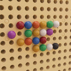 Flash Furniture - Ensemble d'accessoires de 512 chevilles pour panneaux STEAM modulaires - Multicolores-Parfait pour les garderies, les ecoles maternelles et les centres d'apprentissage precoce,