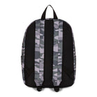 The Rolling Stones - Collection The Core - Sac à dos avec ouverture principale zippée - Camouflage gris-Poche avant zippée pour votre téléphone et votre portefeuille