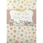 Rosedale – Cartes de souhaits et enveloppes « For You On Your Baby Shower », 5 1/2 x 8 po, 12/paquet (15500)-Imprimées sur papier cartonné non couché de haute qualité