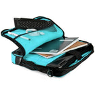 Classic Clamshell Sacoche pour Ordinateur Portable 13,3 po, Noir et Aqua-7