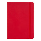 General Supply - Ensemble de bloc-notes et stylo - cuir vegetalien - rouge-240 pages lignees
