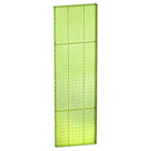 Azar Displays – Panneau d’accrochage mural à 1 côté perforé, 44 x 13,5 po, vert transparent, 2/paquet (771344-GRE)-Pour surfaces planes