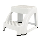 Marchepied Mistral 2 Marche Ultra Sécuritaire - 13" H x 15.625" L x 18.5" P - Blanc-Marchpieds deux marches