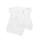 Umbra Petite table d'appoint ou chevet Maginot-En acrylique de qualité supérieure de 13 mm d’épaisseur. Entièrement transparent et incassable.