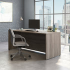 Sauder 71"W La Collection Affirm Bureau - Finition Hudson Elm-La surface supérieure en mélamine est résistante à la chaleur, aux taches et aux rayures