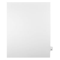 Mark Maker – Onglets séparateurs juridiques blancs, 1/25 onglets, format lettre, sans trous, numéro 97, 25/paquet-Onglets séparateurs blancs, 1/25 onglets