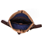 Tolredo Leather Backpack - Top-Roll - Walnut-Mécanisme de fermeture à boucle à enroulement