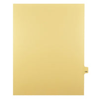 Markmaker - Intercalaires imprimes Legal, Chamois, 1/25th coupe, format lettre, sans trous, 25 tabs/PQT, 5 PQT/Boite, Numero 144-Intercalaires imprimes Legal