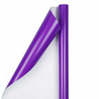 JAM Paper -  Emballage cadeau - Papier d'emballage brillant - 25 pieds carrés par rouleau - Violet - 2/paquet-Taille : 50 pieds carrés au total (25 pieds carrés par rouleau)