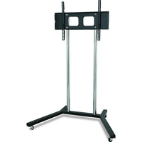 TygerClaw – Meuble mobile pour téléviseur de 22 à 60 po, 33,9 x 68,9 x 53,2 po, noir-Support mobile pour téléviseur avec roulettes pivotantes et frein