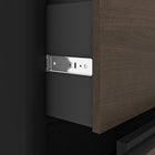 Bestar Connexion Classeur latéral 30“ - Antigua & Noir-Tiroirs sur coulisseaux à roulement à billes