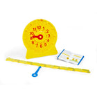 Hand2Mind - Horloge de ligne numérique, horloge™ de démonstration magnétique-Les enfants apprennent à dire l'heure facilement en apprenant à voir l'heure sur une ligne numérique avant de mettre la ligne sur l'horloge. Cela peut être travaillé par les enfants indépendamment.