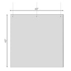 Partition Garde-éternuements suspendu Mark Maker, 48 "L x 48" H, acrylique-Comprend des trous sur le dessus pour accrocher.