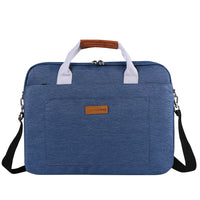 Vangoddy Sac de transport à bandoulière avec poignée pour ordinateur portable 14 po - Bleu-Transportez et protégez vos appareils avec style et confort avec ce sac messager en nylon sergé