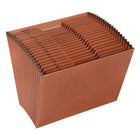 Pendaflex Classeur expansible, format lettre, A - Z, fibre rouge, ouvert-Ces classeurs portatifs ont des sections  intégrées pour classer lettres, petits  messages, chèques et courrier.