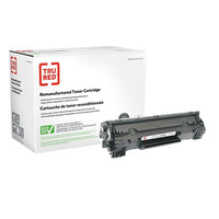 TRU RED - Cartouche de toner CE278A(J) HP 78A remise à neuf - rendement prolongé - noir-Couleur : noir