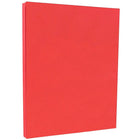 JAM Paper - Papier couverture cartonné recyclé Brite Hue lisse - 8-1/2 po x 11 po - 65 lb - rouge - 250 feuilles/rame-Taille : 8 1/2 x 11 po