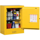 JustriteMD – Armoire de sécurité Mini Sure-Grip, 1 porte manuelle, mini, aérosols, 17 x 8 x 22 po-Offre la plus petite empreinte écologique