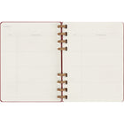 Moleskine - agenda à spirales non daté à couverture rigide extra large - 7,5 po x 10 po - Crush Cherry-Section Afin De Noter Les Priorités Pour Différentes Parties De Votre Vie
